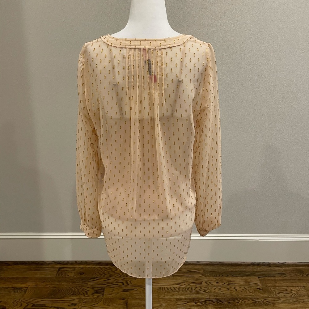 Anthropologie Spun Meteoroid Clip Dot Blouse by Plenty by Tracy Reese - Picture 14 of 16